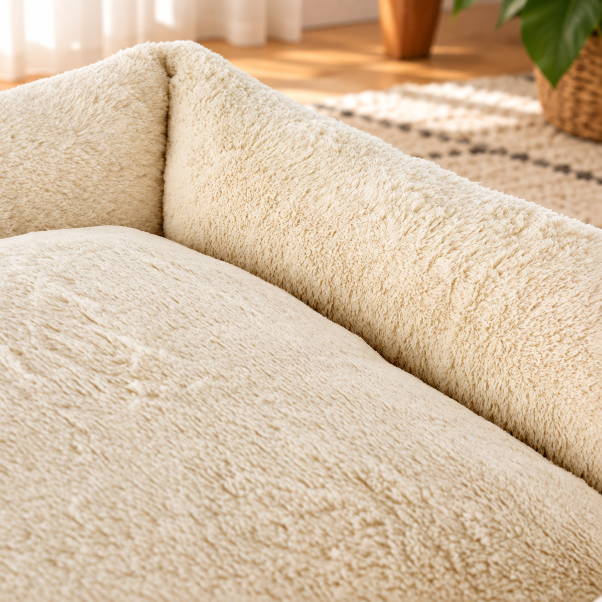 LittleOak Luxe Cuddler Dog Bed