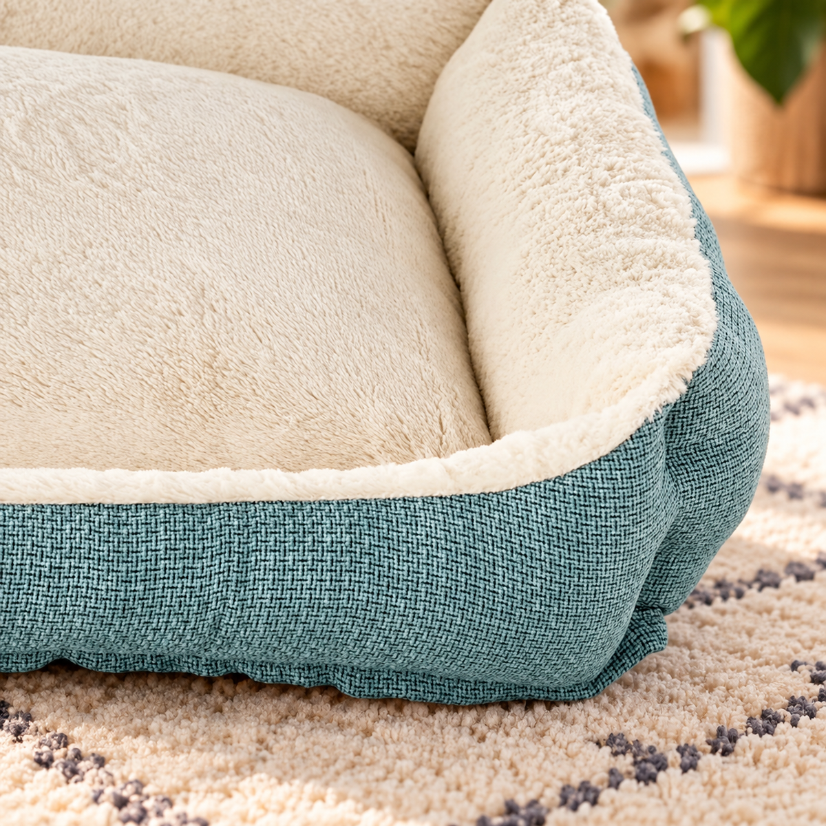 LittleOak Luxe Cuddler Dog Bed