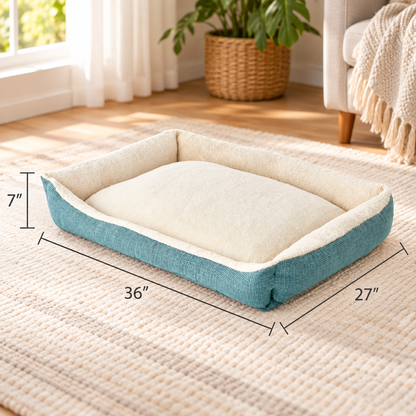 LittleOak Luxe Cuddler Dog Bed