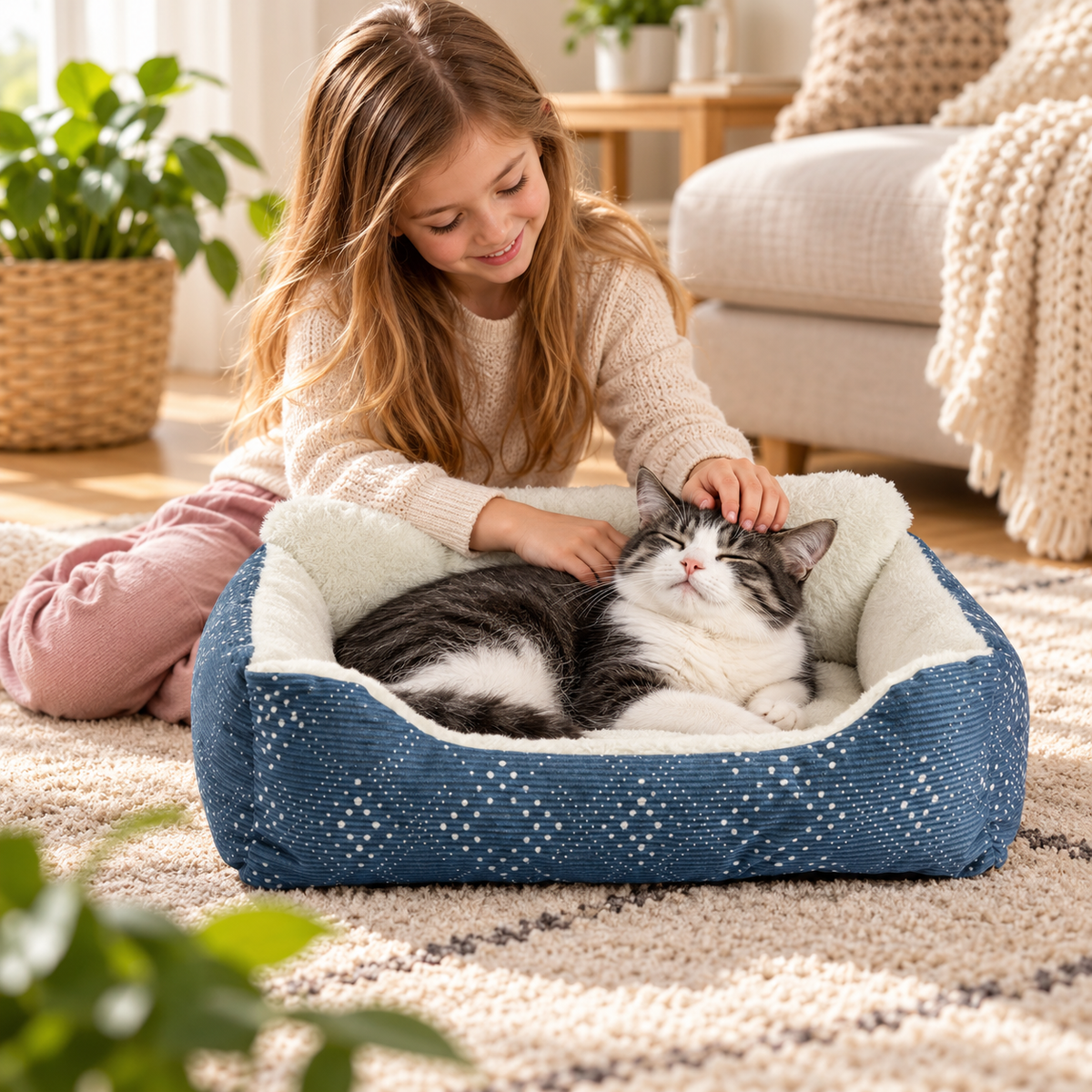 LittleOak Cozy Puppy Bolster Bed